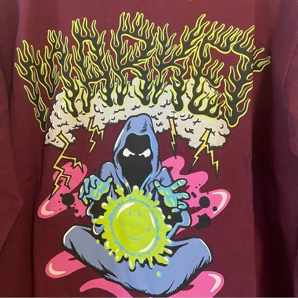 Market T-Shirt Long Sleeves Small The Alchemist Burgundy - Picture 3 of 10